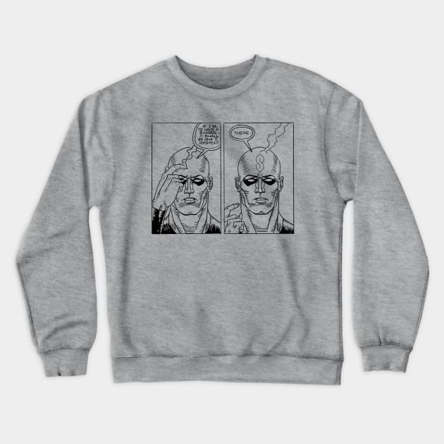 “Dr. S” Watchmen Dr. Manhattan Parody Crewneck Sweatshirt by Grip Grand